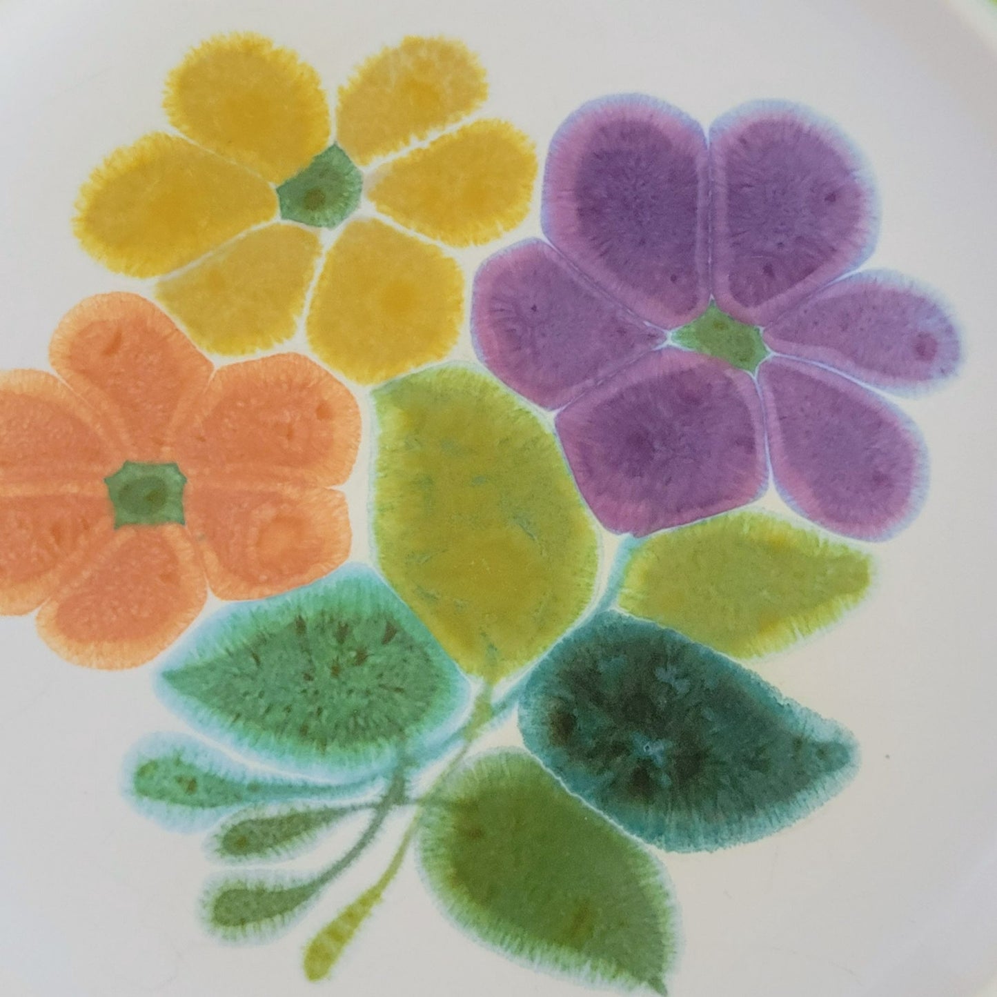 Franciscan Floral Salad Plate, Set of 2, c.1970s USA