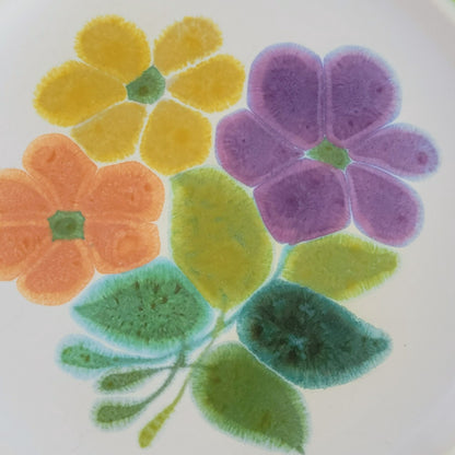 Franciscan Floral Salad Plate, Set of 2, c.1970s USA