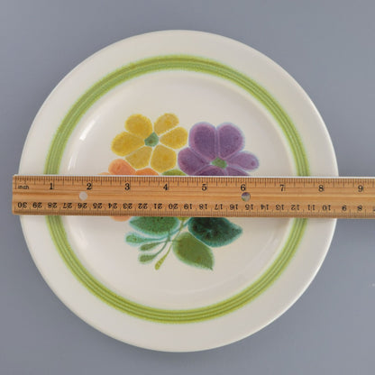 Franciscan Floral Salad Plate, Set of 2, c.1970s USA