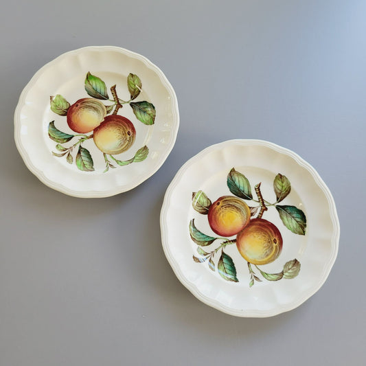 Spode Apple Bread Plate Set of 2, c.1962-64 England