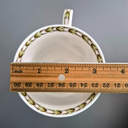 Queen's "Hookers Fruit" Black Cherry Cup & Saucer, 2 Sets, c.1980s England