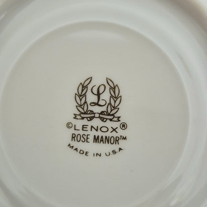 Lenox "Rose Manor Pink" Cup & Saucer, 2 Sets, c.1985-99 USA