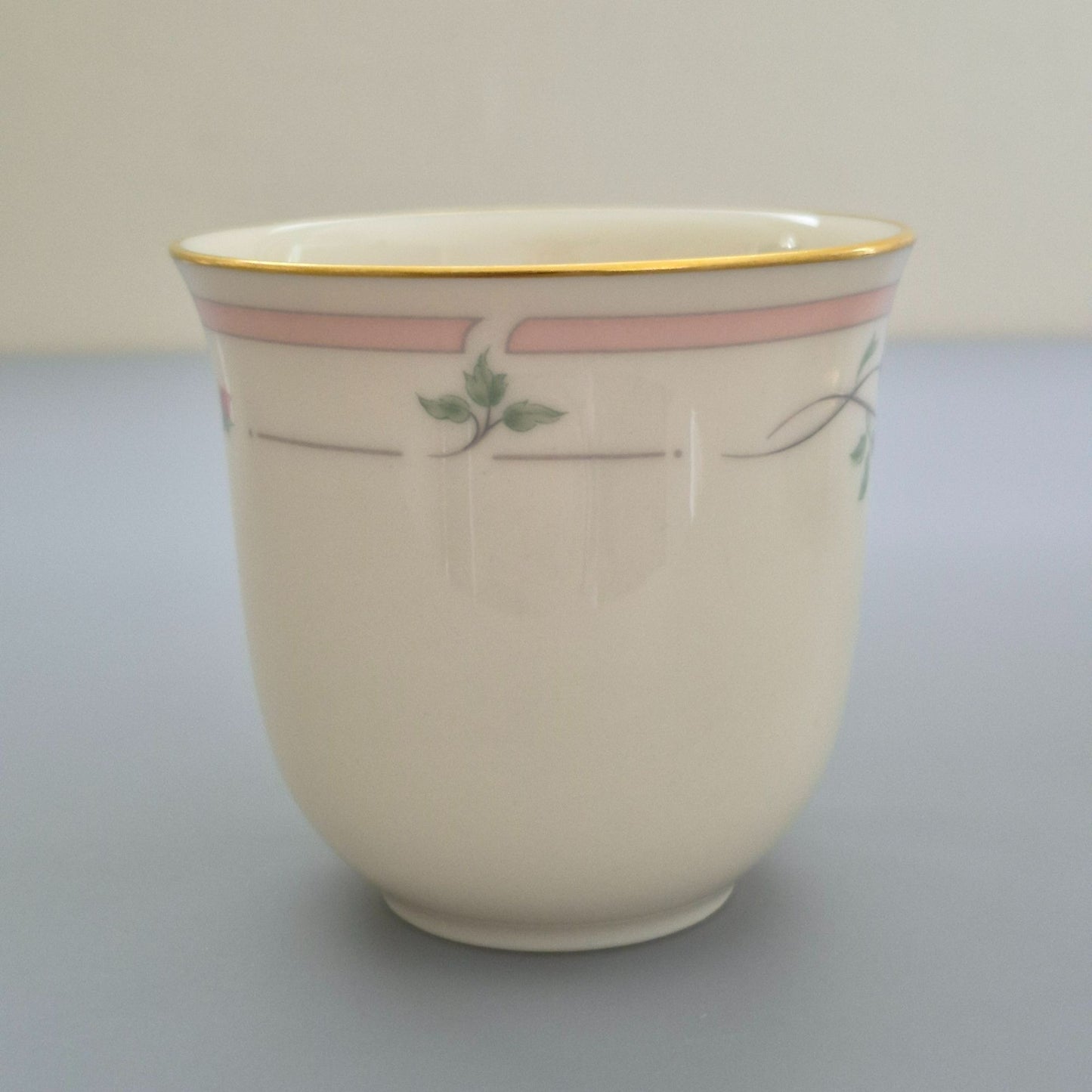 Lenox "Rose Manor Pink" Cup & Saucer, 2 Sets, c.1985-99 USA
