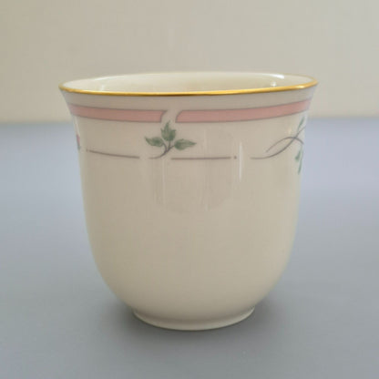 Lenox "Rose Manor Pink" Cup & Saucer, 2 Sets, c.1985-99 USA