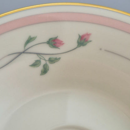 Lenox "Rose Manor Pink" Cup & Saucer, 2 Sets, c.1985-99 USA