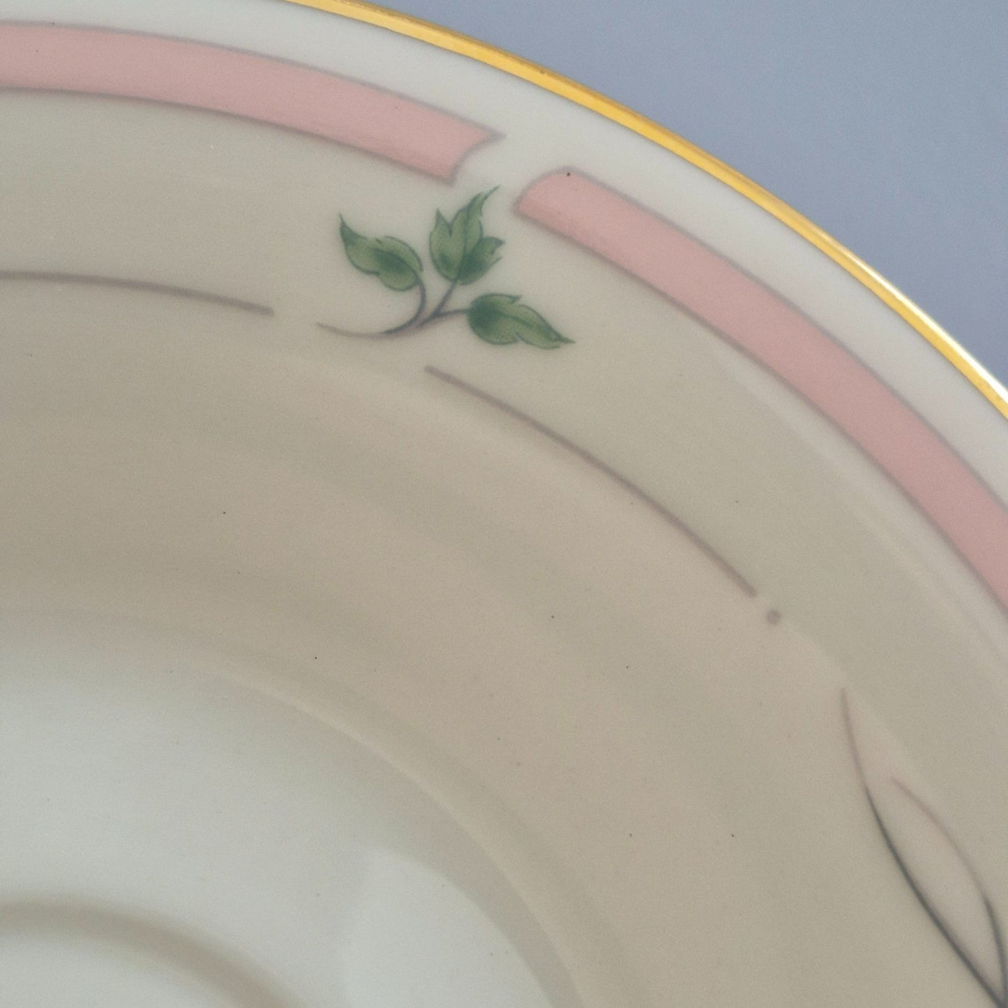 Lenox "Rose Manor Pink" Cup & Saucer, 2 Sets, c.1985-99 USA
