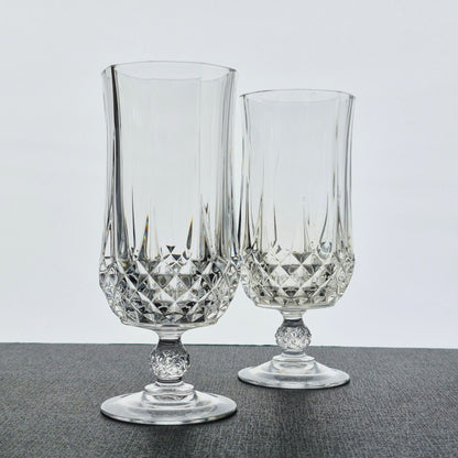 Cristal D'Arques "Longchamp" Iced Tea Glass, Set of 2, France c.1978-