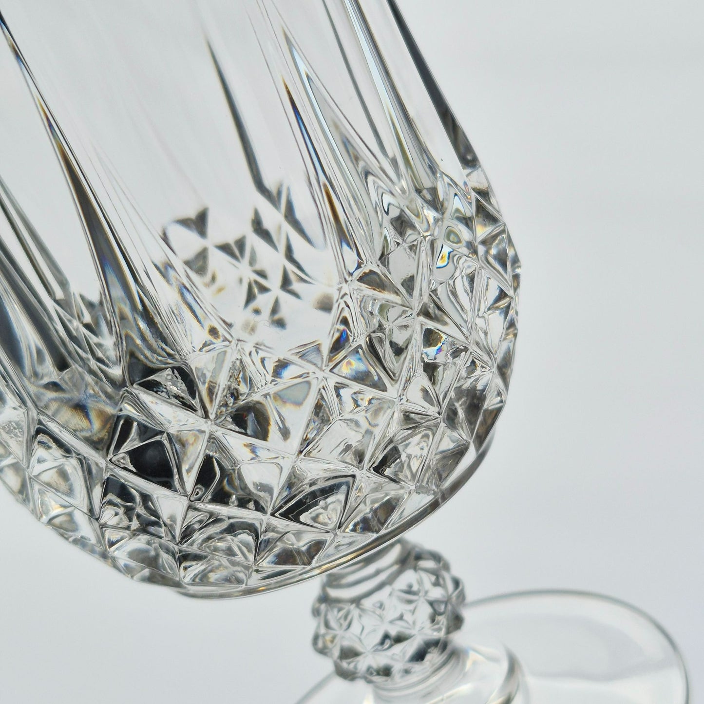 Cristal D'Arques "Longchamp" Iced Tea Glass, Set of 2, France c.1978-