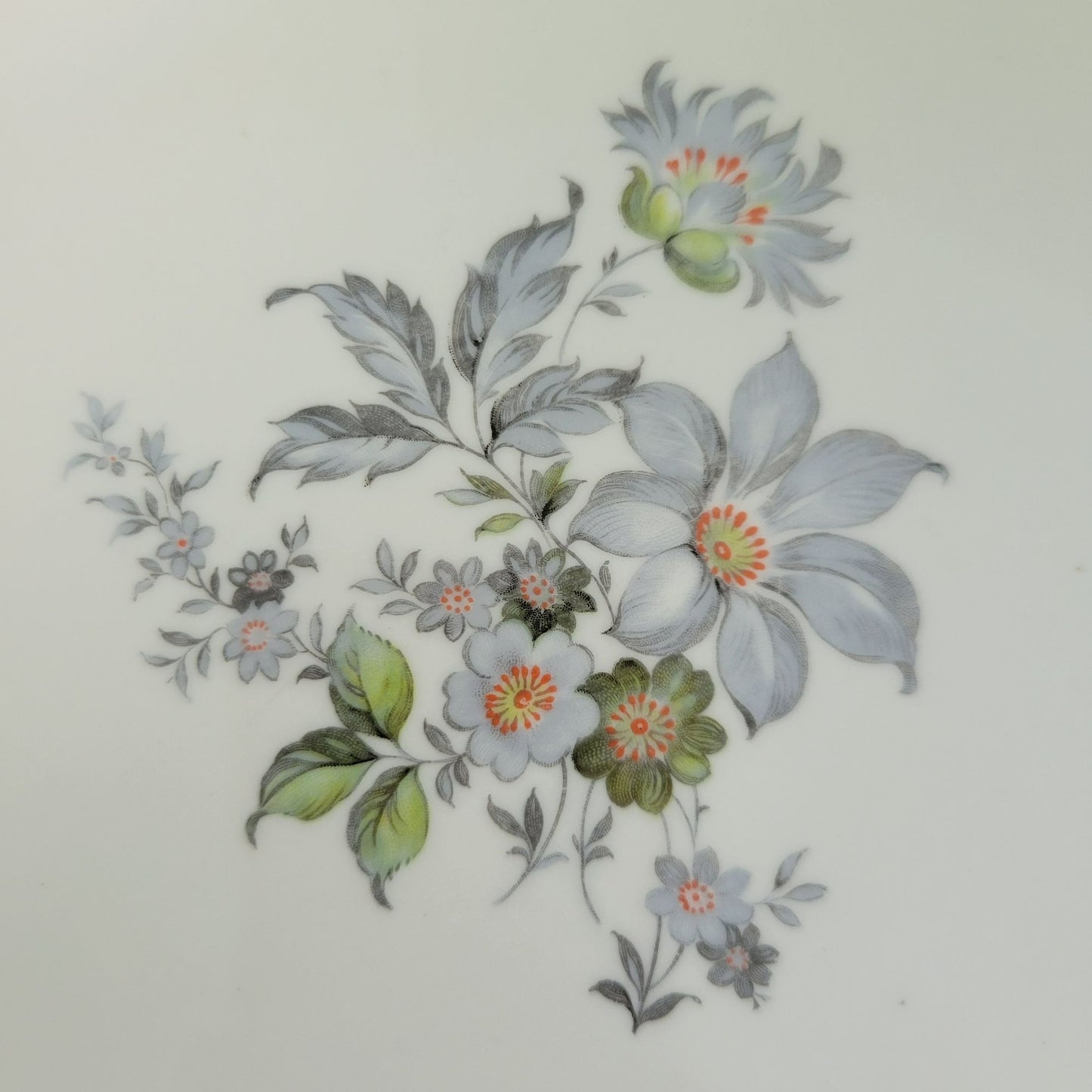 Bohemian China Wild Flower Oval Platter, Made in Czechoslovakia