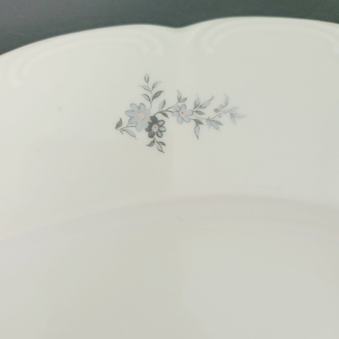 Bohemian China Wild Flower Oval Platter, Made in Czechoslovakia