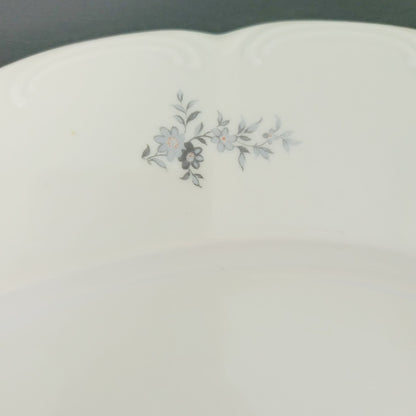 Bohemian China Wild Flower Oval Platter, Made in Czechoslovakia