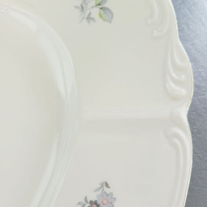 Bohemian China Wild Flower Oval Platter, Made in Czechoslovakia