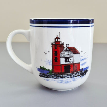 Libbey Lighthouse Coffee Mug, Set of 2