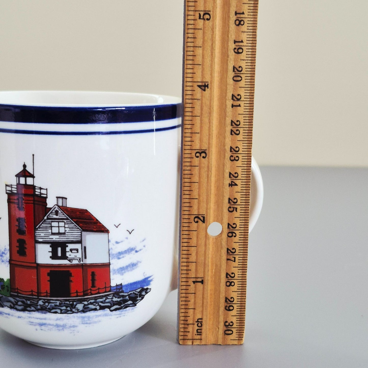 Libbey Lighthouse Coffee Mug, Set of 2