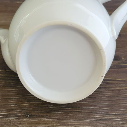 Vintage Pinecone Porcelain Coffee/Tea Pot With Lid, 24fl. oz.