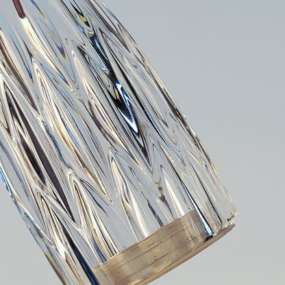 Princess House Royal Highlights Glass Salt & Pepper Shakers