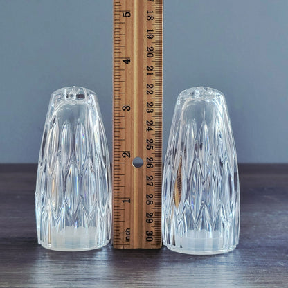 Princess House Royal Highlights Glass Salt & Pepper Shakers