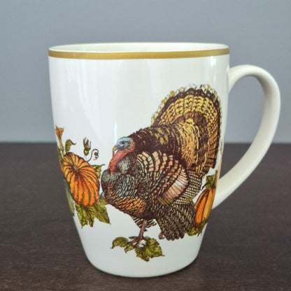 Pottery Barn "Heritage Turkey" Coffee Mug