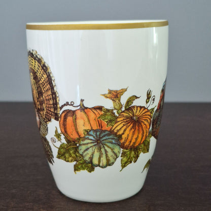 Pottery Barn "Heritage Turkey" Coffee Mug