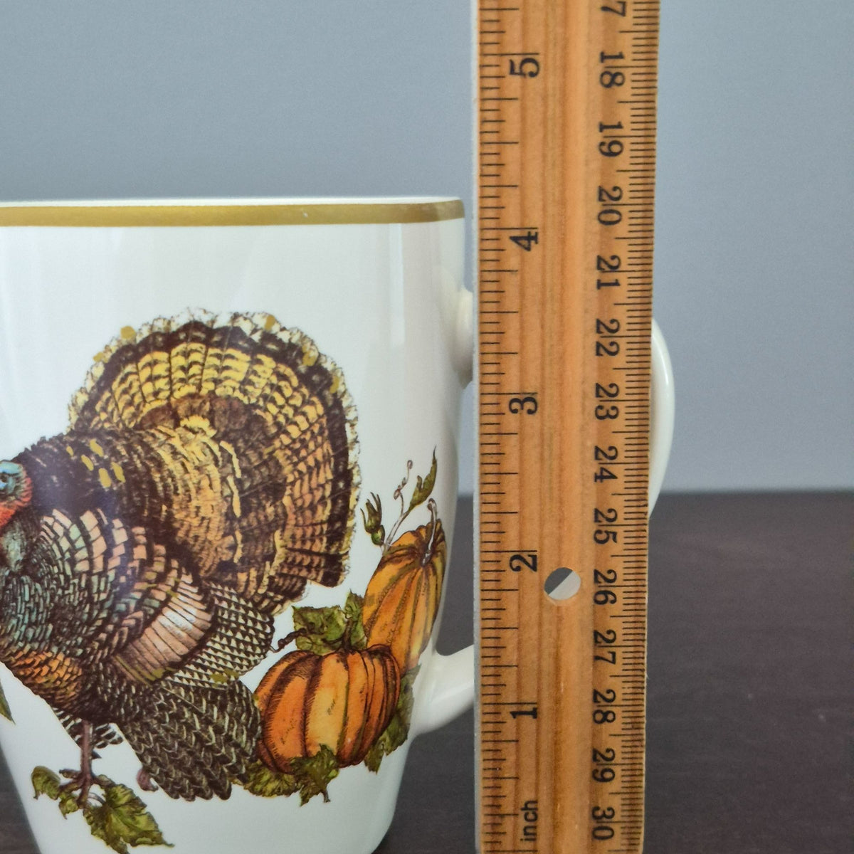 Pottery Barn "Heritage Turkey" Coffee Mug