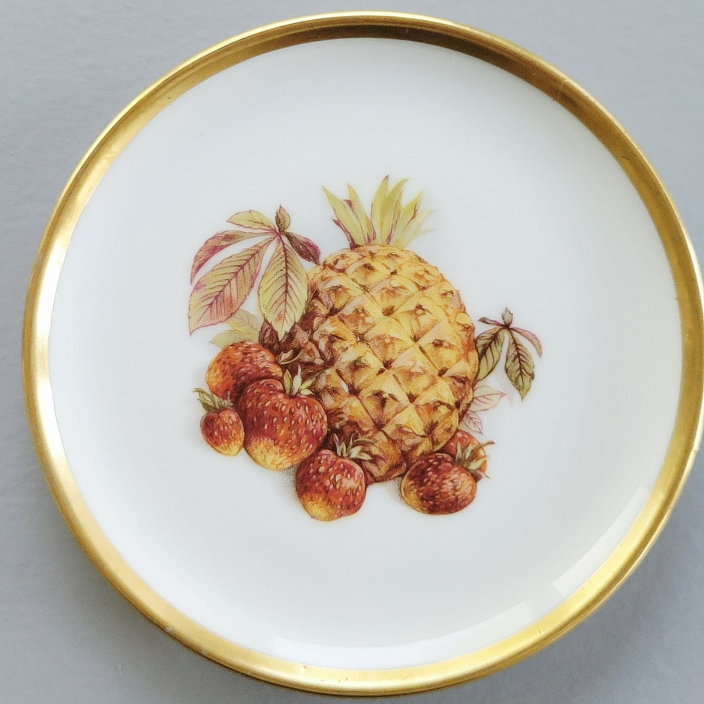 Bavaria Porcelain Fruit Coaster, Set of 6, Made in Germany
