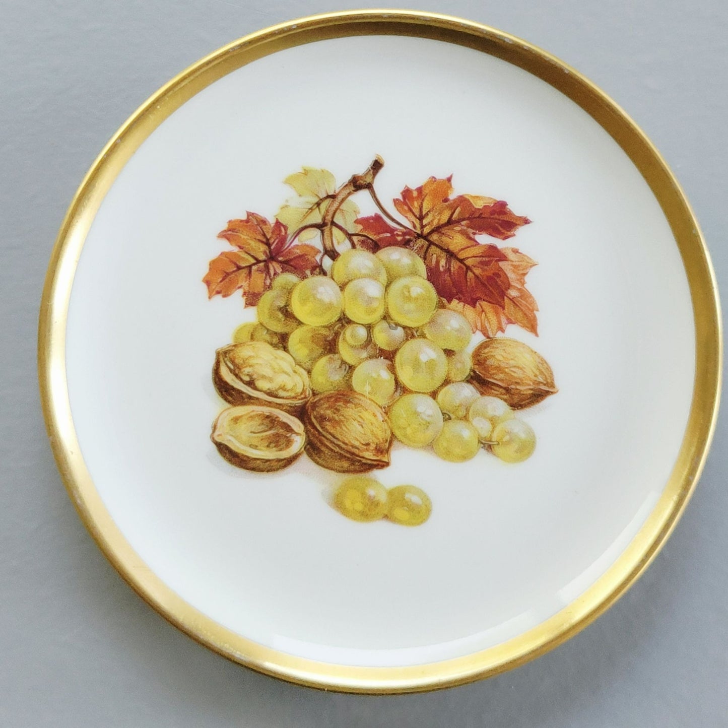 Bavaria Porcelain Fruit Coaster, Set of 6, Made in Germany