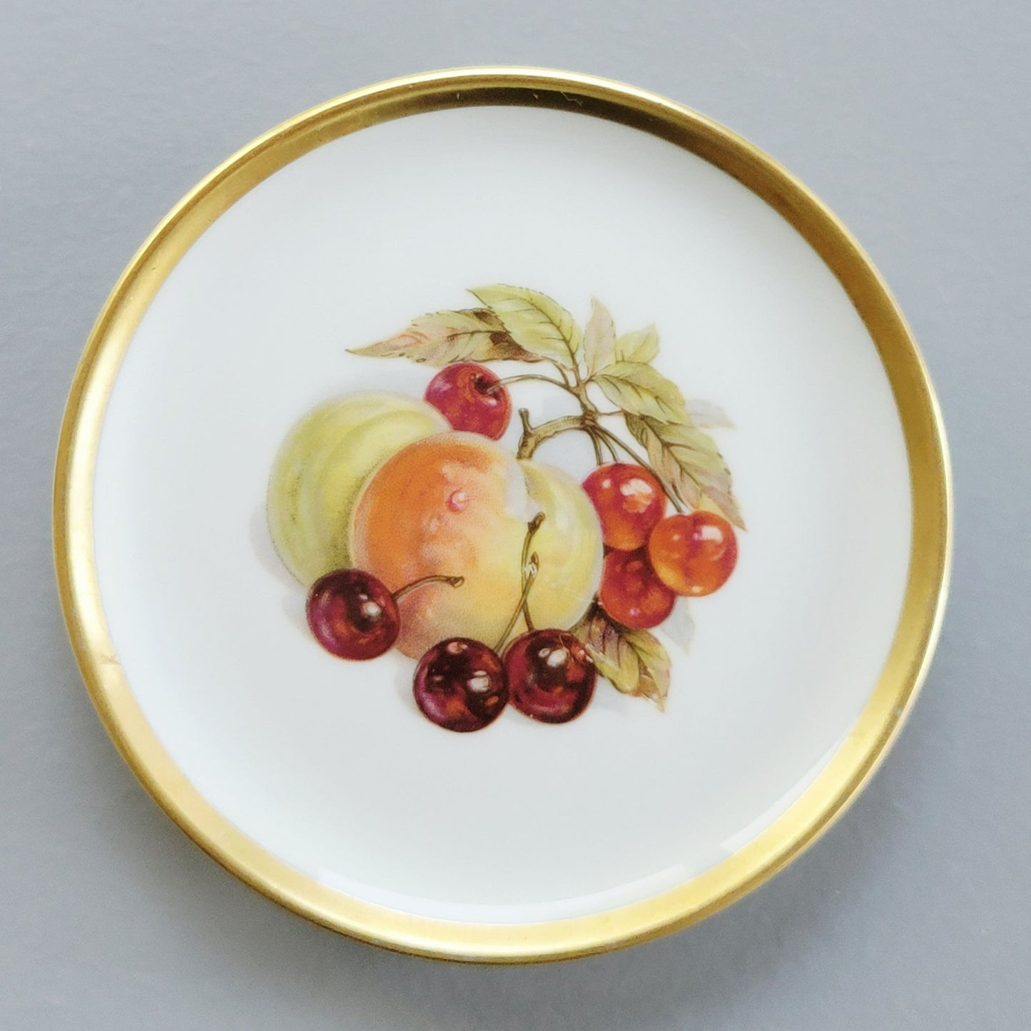 Bavaria Porcelain Fruit Coaster, Set of 6, Made in Germany