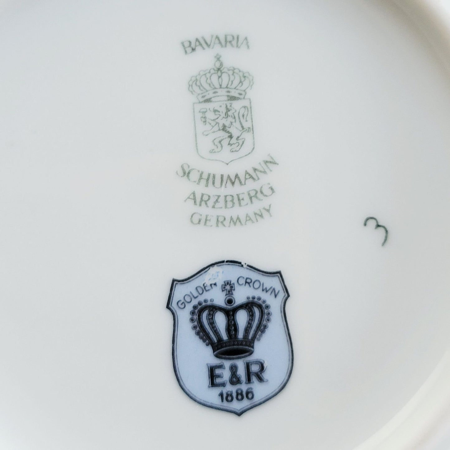 Bavaria Porcelain Fruit Coaster, Set of 6, Made in Germany