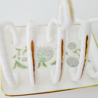 Coalport Toast Server Rack, Made in England