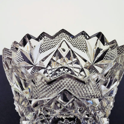 Cambridge EAPG 6" Flower Vase, Star & Diamond