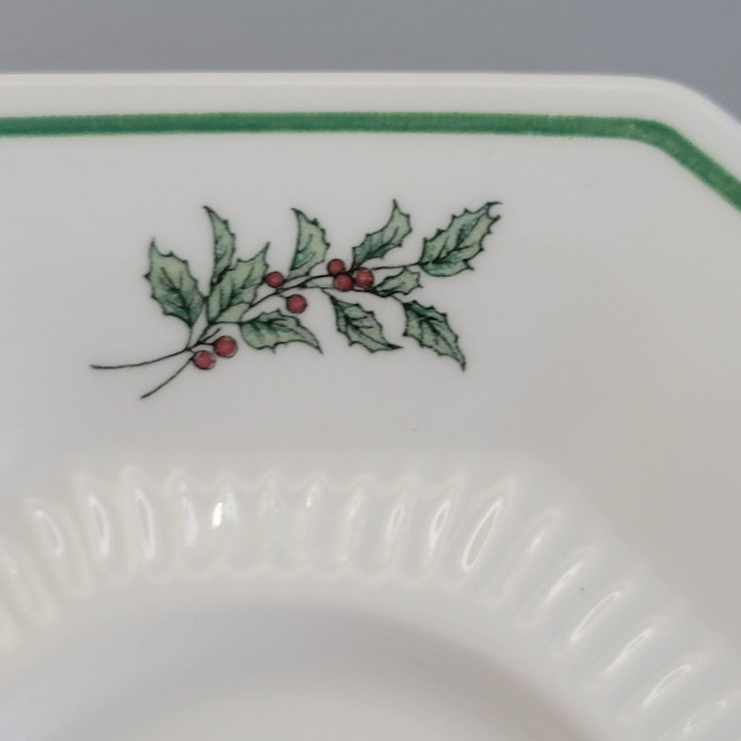 Nikko Christmastime Classic Collection Cup & Saucer, 2 SETS, c.1979-83