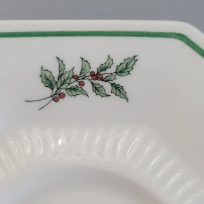 Nikko Christmastime Classic Collection Cup & Saucer, 2 SETS, c.1979-83