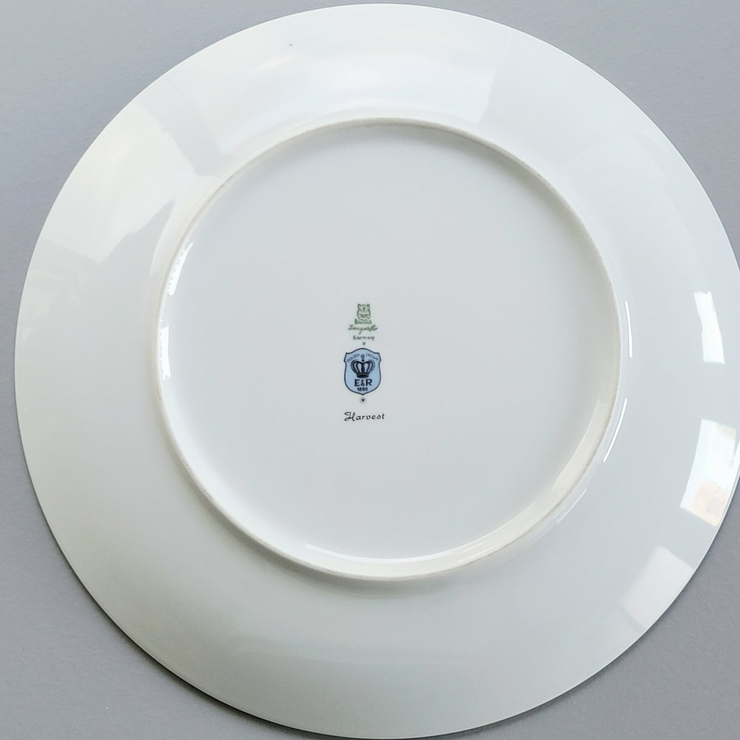PM Jaeger & Co. Harvest Dinner Plate, Grapes & Walnuts, c.1950-60 Bavaria Germany