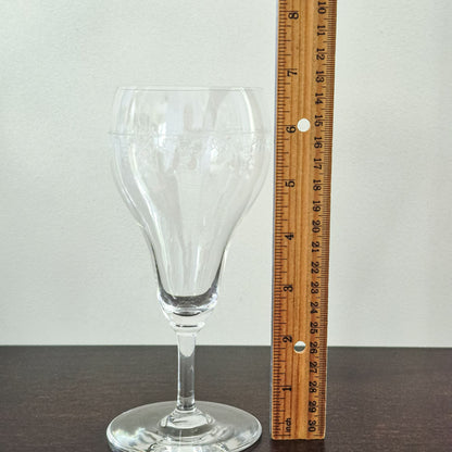 Bryce Brothers Etched Goblet Set, c.1930-50 USA