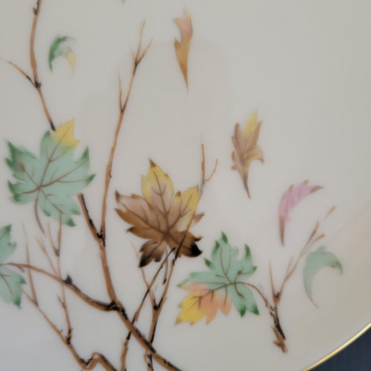 Lenox Westwind Salad Plate, Smooth Finish, Gold Trim, USA Made