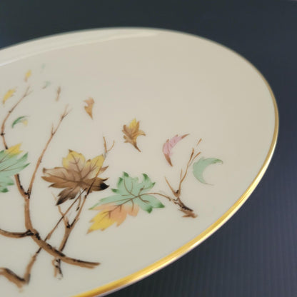 Lenox Westwind Salad Plate, Smooth Finish, Gold Trim, USA Made