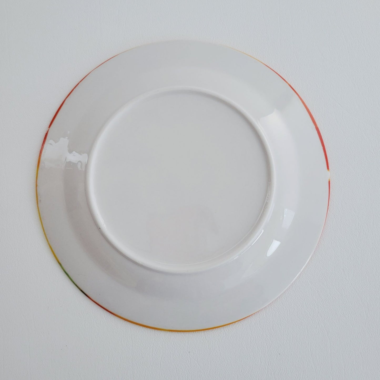 Watercolor Floral Ceramic Salad Plates, Set Of 2