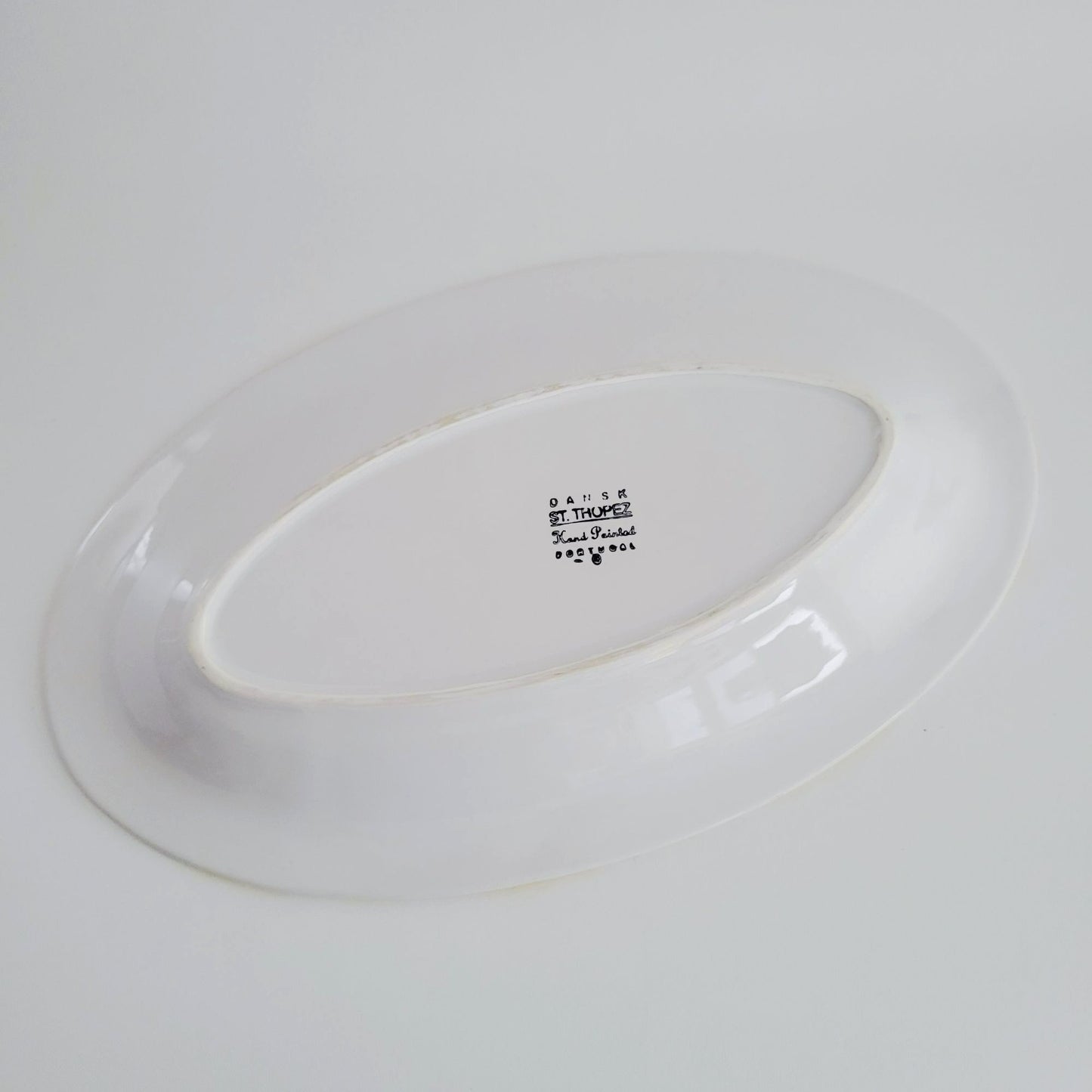 Dansk St. Tropez 18" Oval Serving Platter, Made in Portugal
