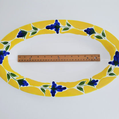 Dansk St. Tropez 18" Oval Serving Platter, Made in Portugal