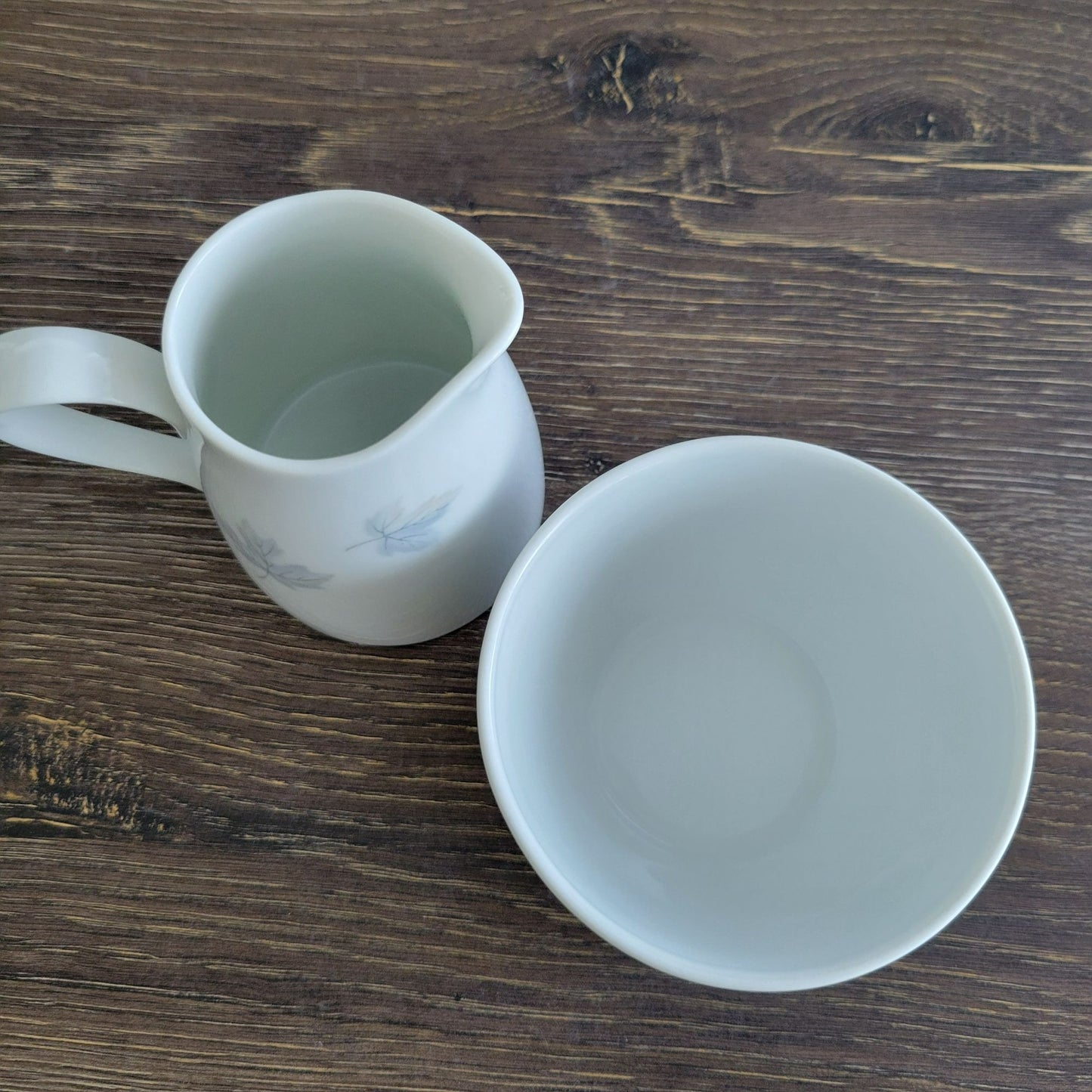 Noritake Maplewood Creamer & Sugar Bowl, c.1960s Japan