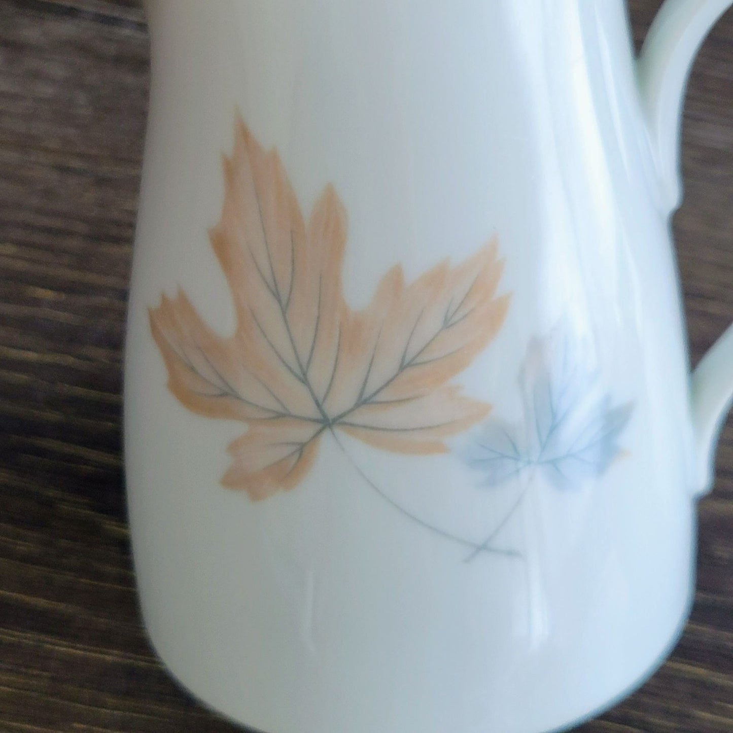 Noritake Maplewood Creamer & Sugar Bowl, c.1960s Japan