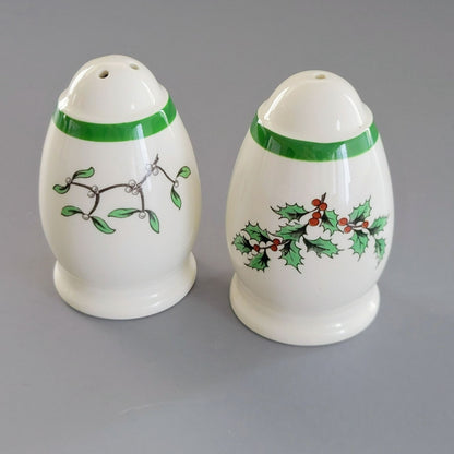 Spode Christmas Tree  Salt & Pepper Shaker, c.1976-89 England