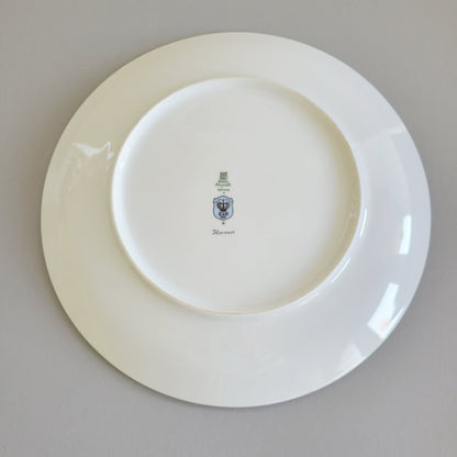 PM Jaeger & Co. Harvest Dinner Plate, Yellow Apple & Nuts, c.1950-60 Bavaria Germany