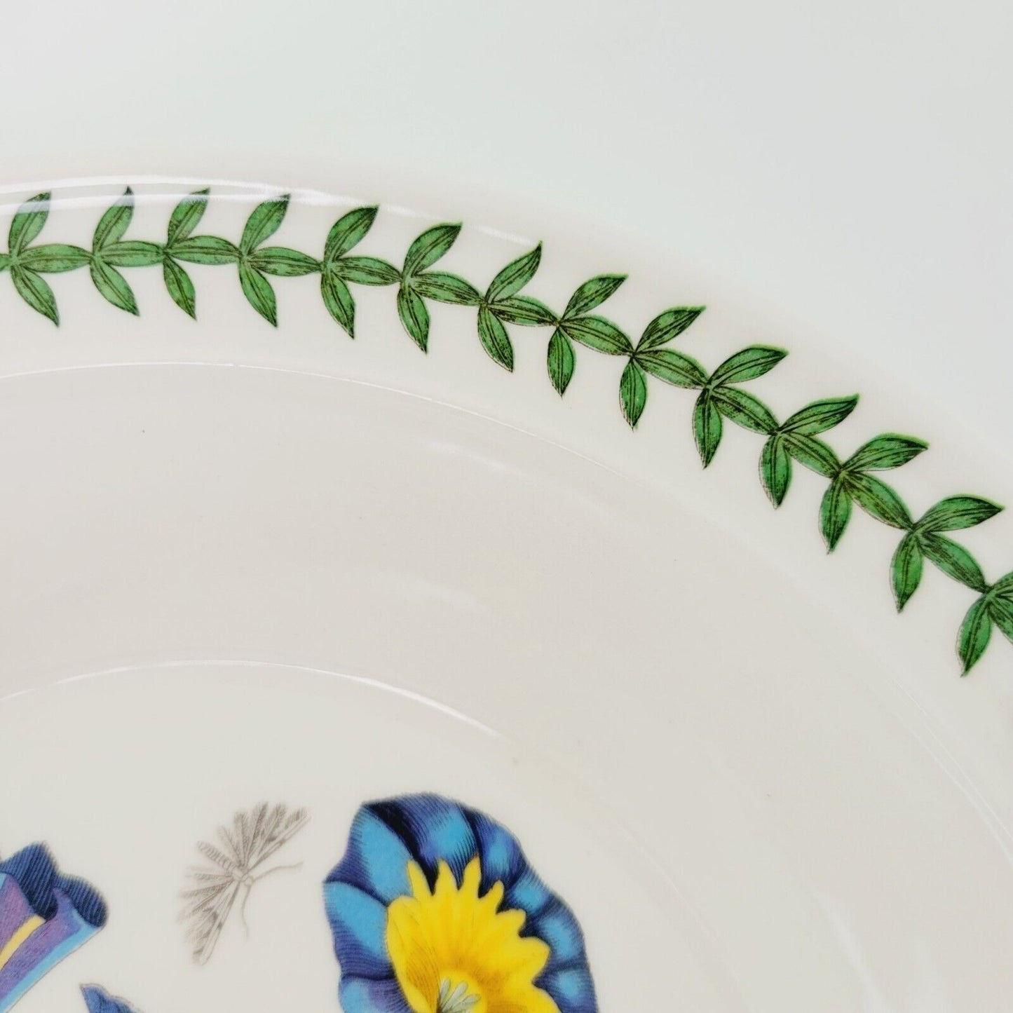 Portmeirion Botanic Garden Rim Soup Bowl Trailing Bindweed