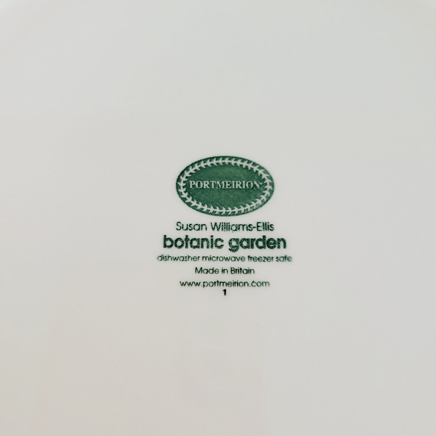 Portmeirion Botanic Garden Rim Soup Bowl Trailing Bindweed