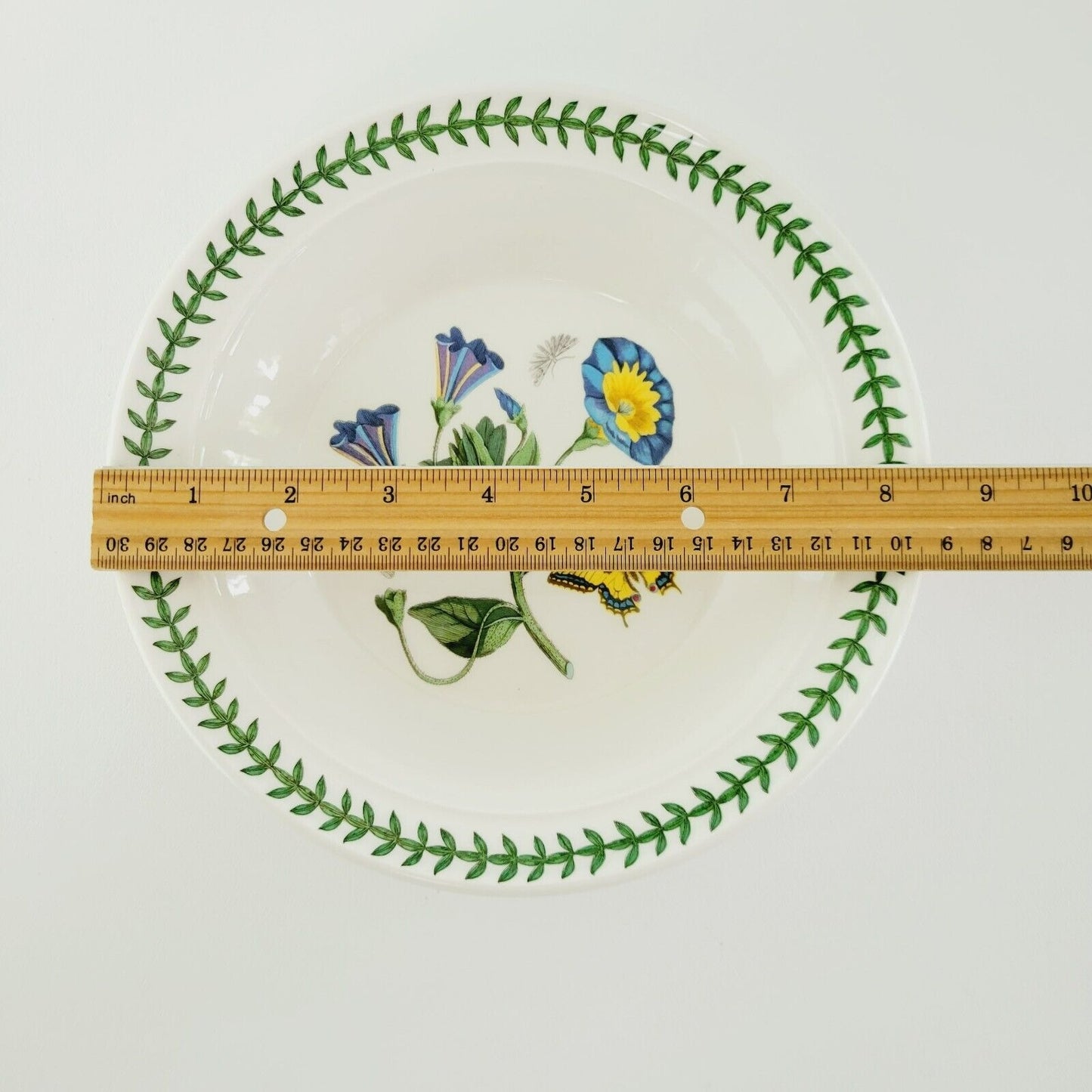 Portmeirion Botanic Garden Rim Soup Bowl Trailing Bindweed