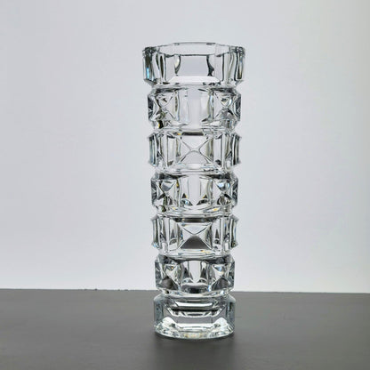 Cristal D'Arques Crystal Ancenis 8" Flower Vase, Made in France