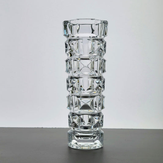 Cristal D'Arques Crystal Ancenis 8" Flower Vase, Made in France