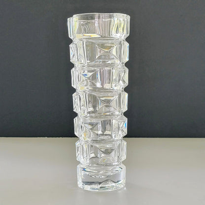 Cristal D'Arques Crystal Ancenis 8" Flower Vase, Made in France