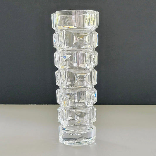 Cristal D'Arques Crystal Ancenis 8" Flower Vase, Made in France